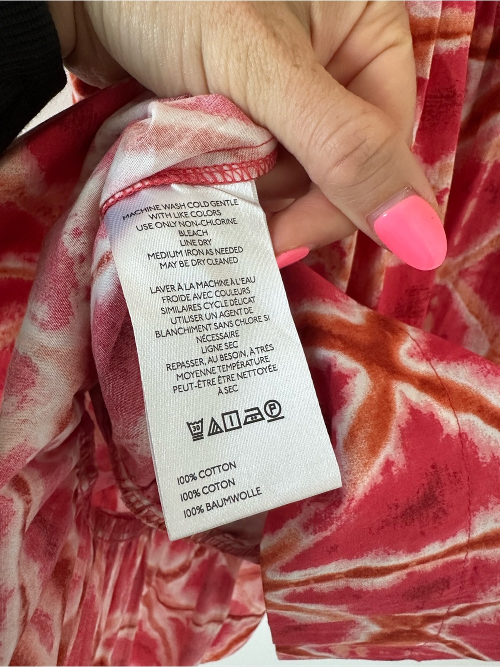 Anthropologie Somerset Mini Dress Size Small Pink White Smocked Printed Dress - Picture 12 of 14